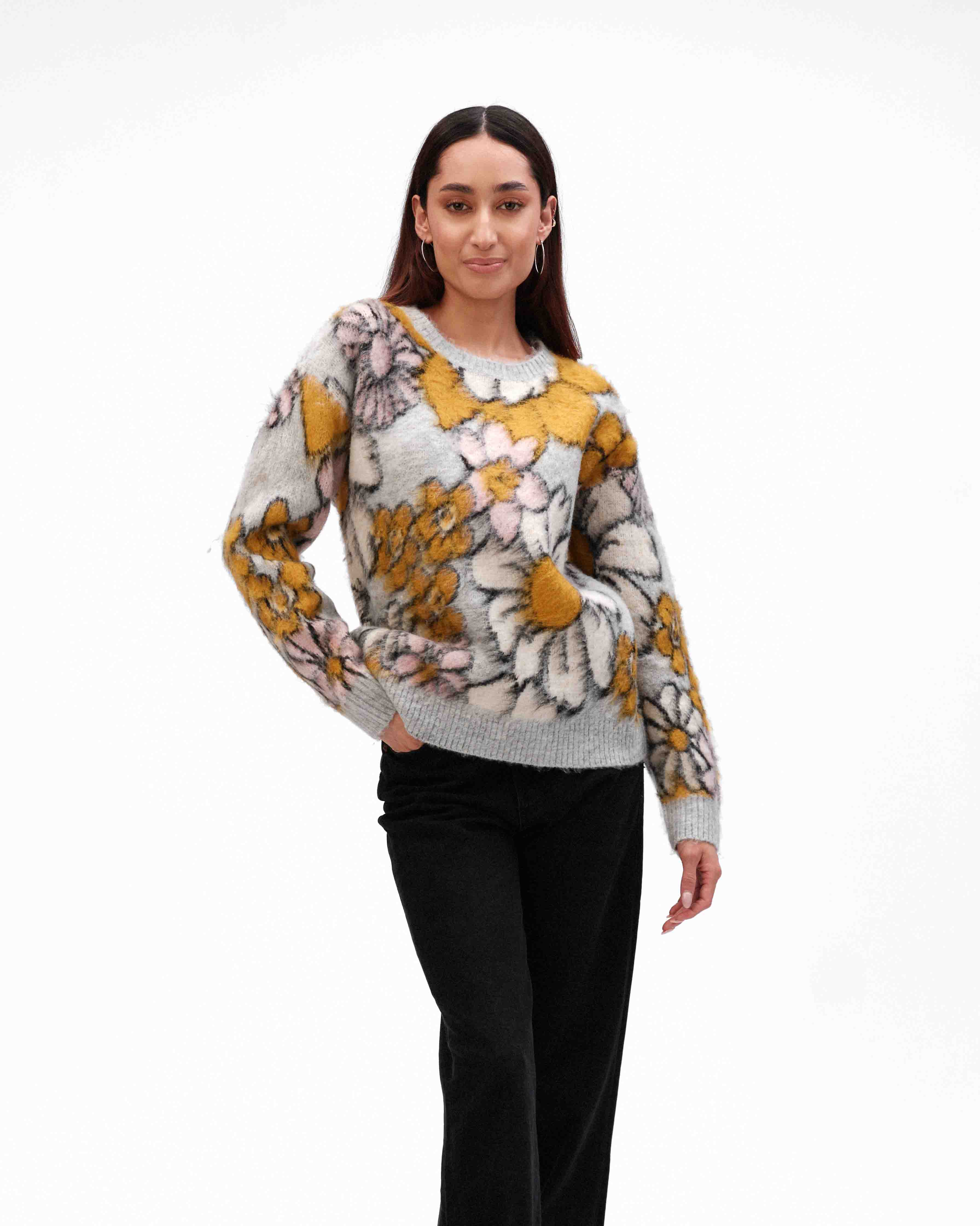 Funsport sweater, vintage floral