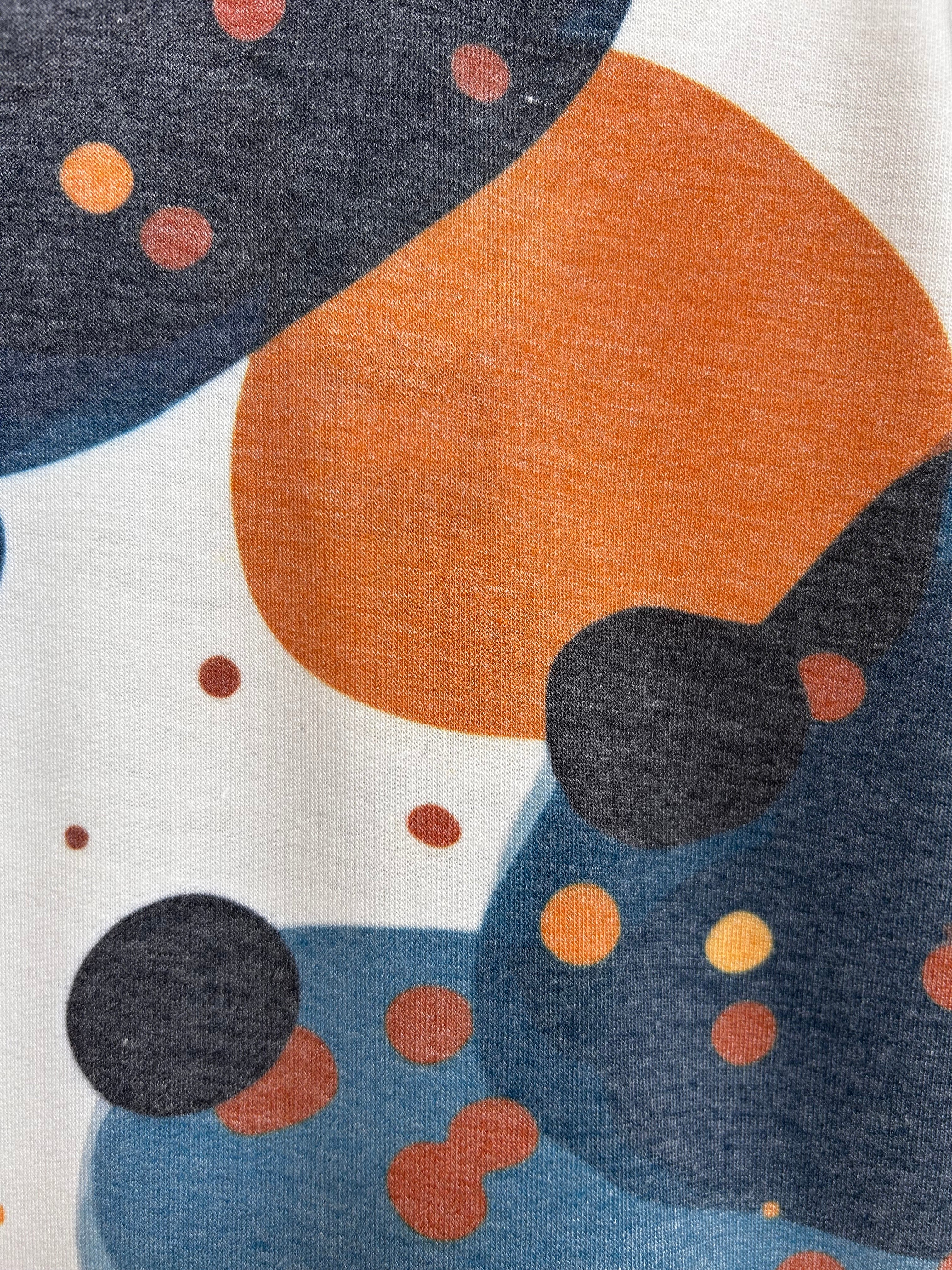 Nally & Millie shirt N306855F, french terry long sleeve v-neck
