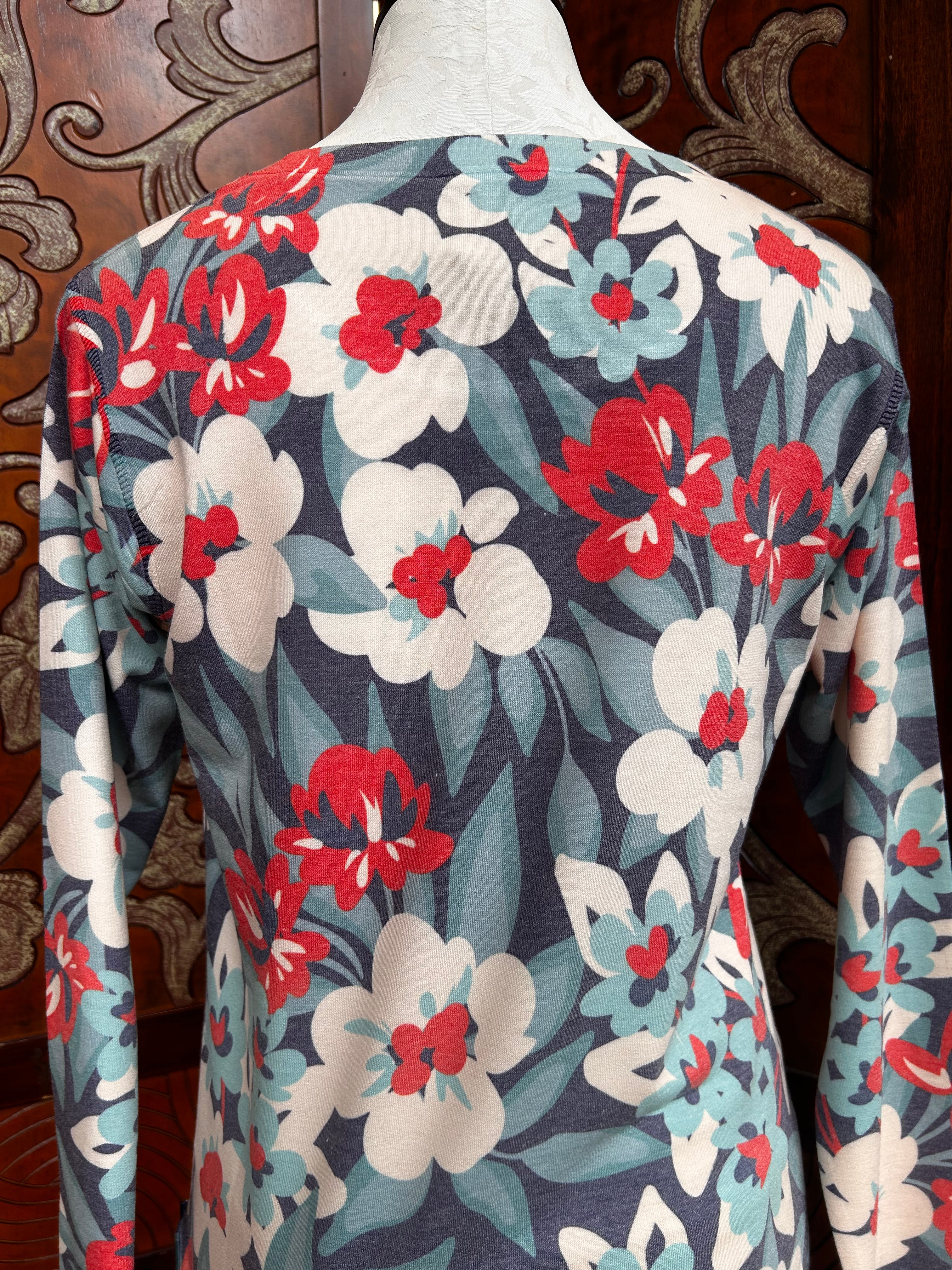Nally & Millie shirt N308224G, french terry long sleeve