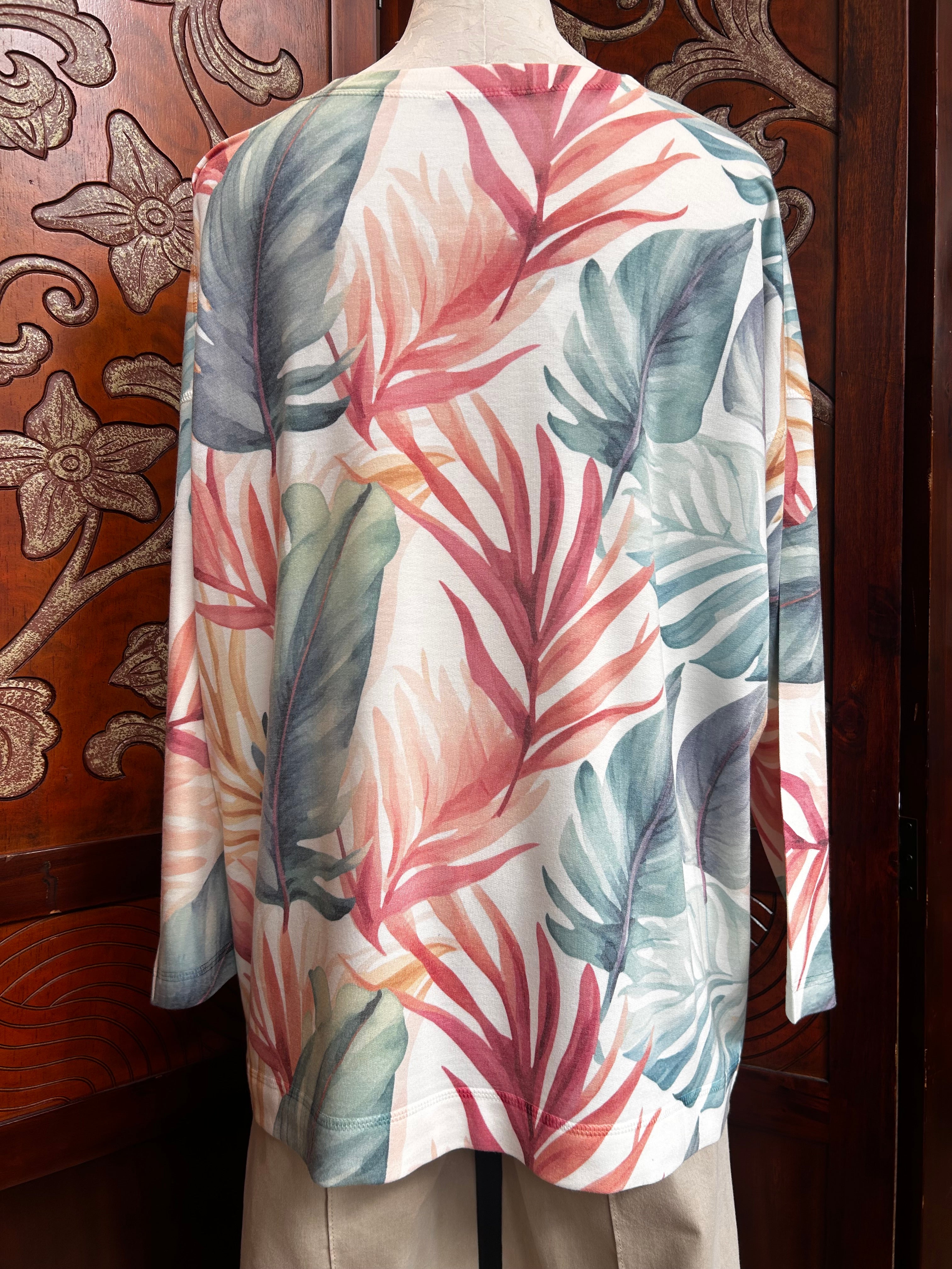 Nally & Millie shirt N308634B, french terry oversize
