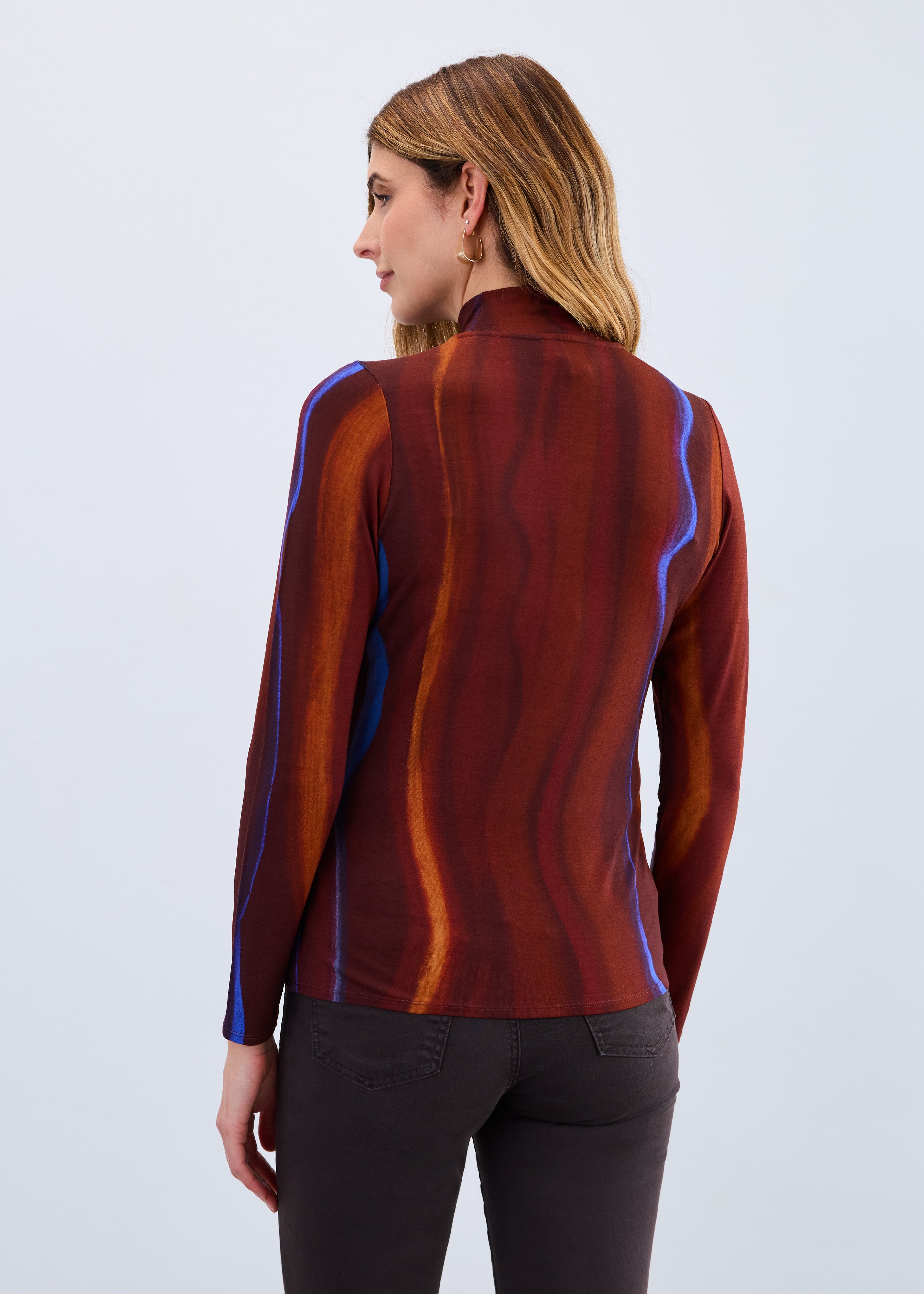 FDJ shirt 3501756, mockneck print