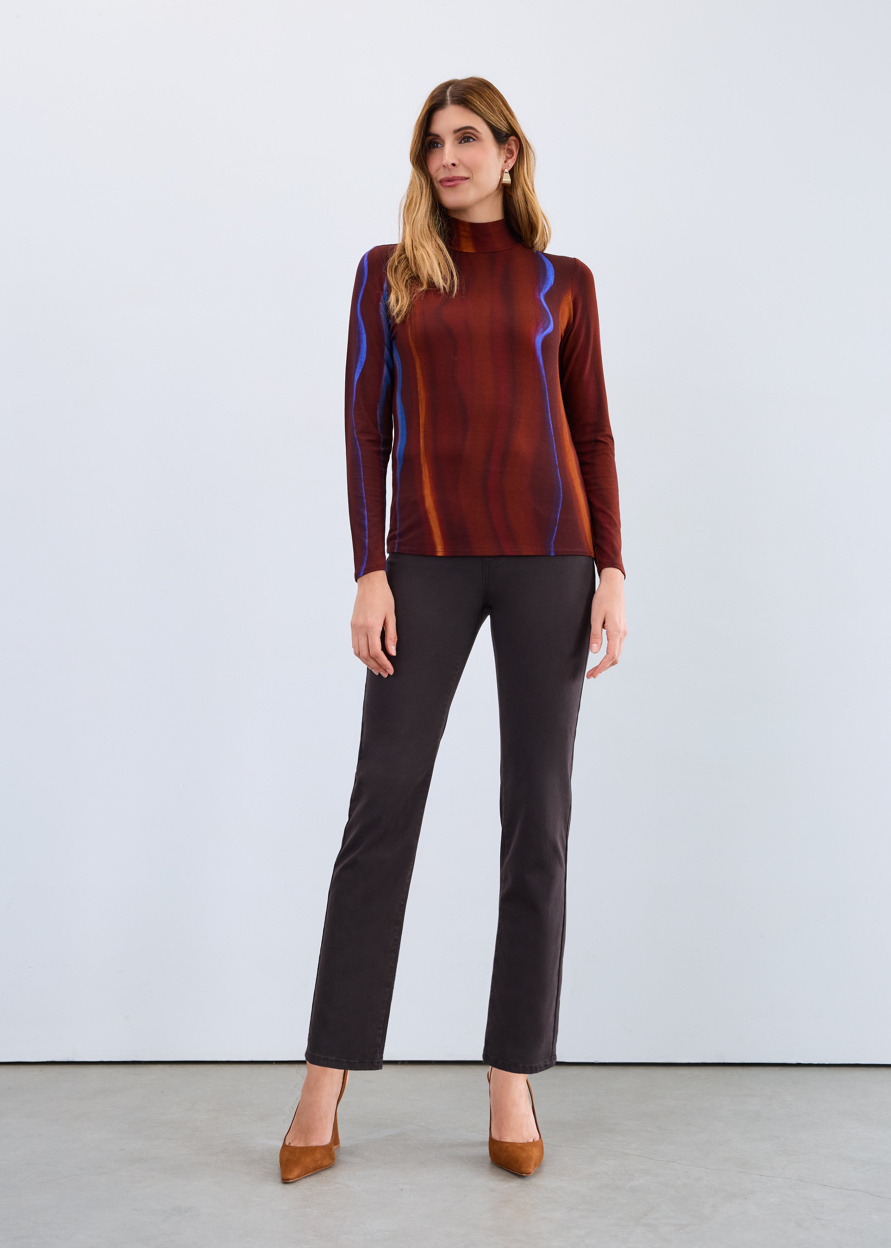 FDJ shirt 3501756, mockneck print
