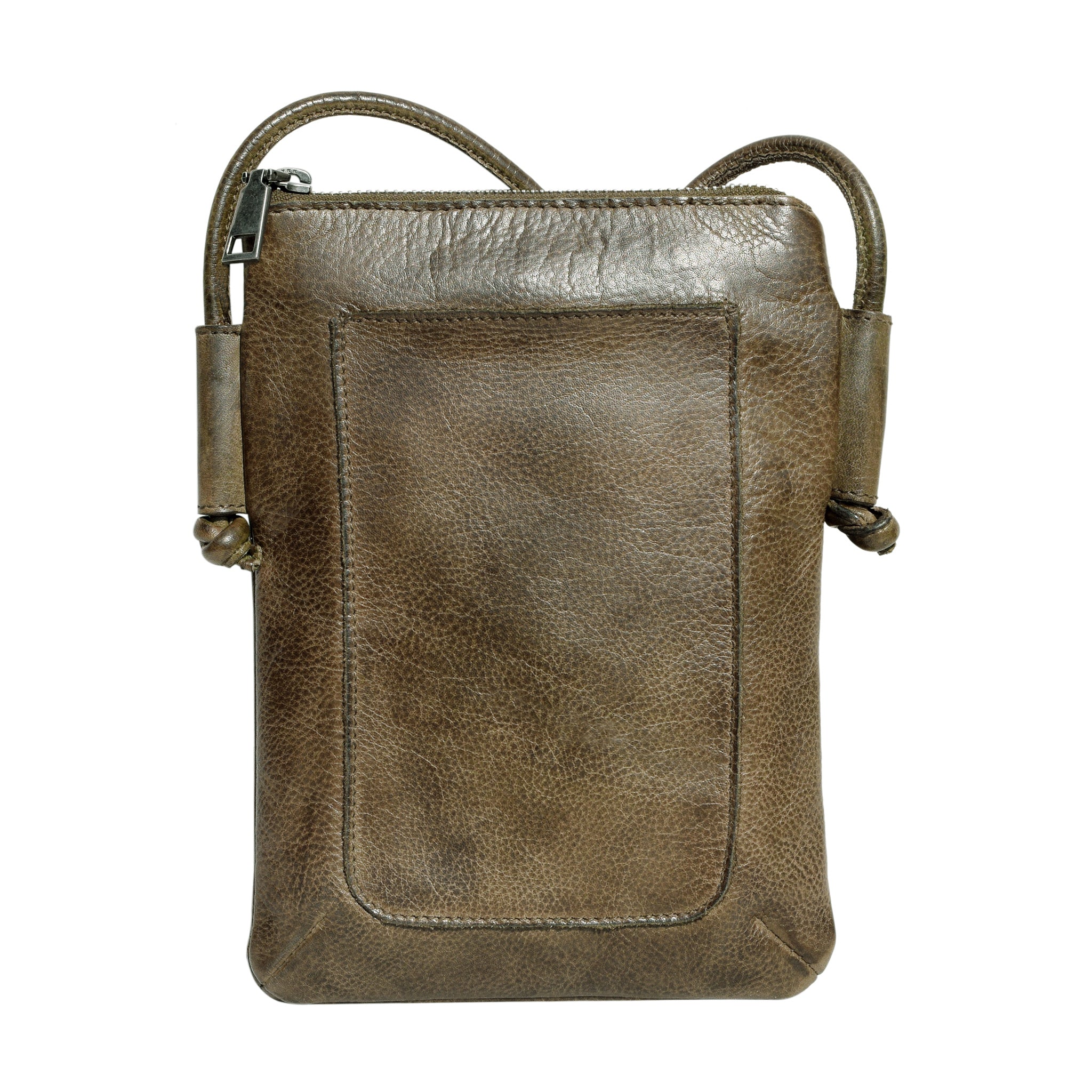 Monedero de piel Latico, bandolera Miller (6 colores)