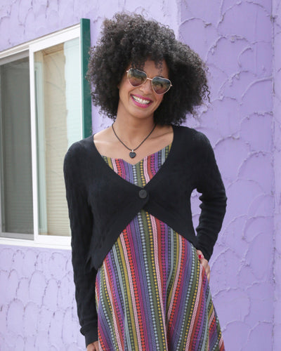Effie's Heart Deauville sweater, 1-button shrug (2 colors)