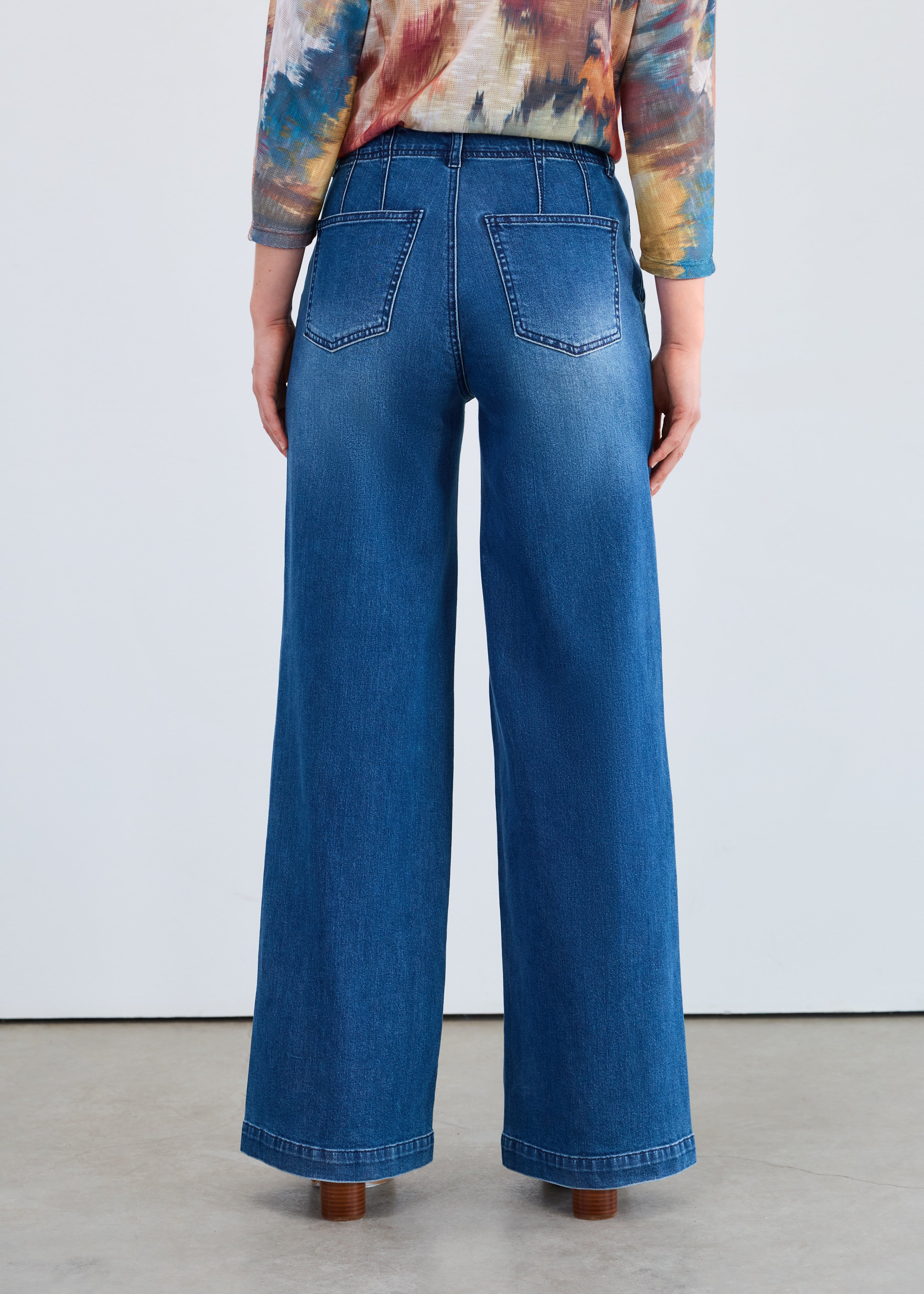FDJ Suzanne wide leg jeans 6894843, trouser