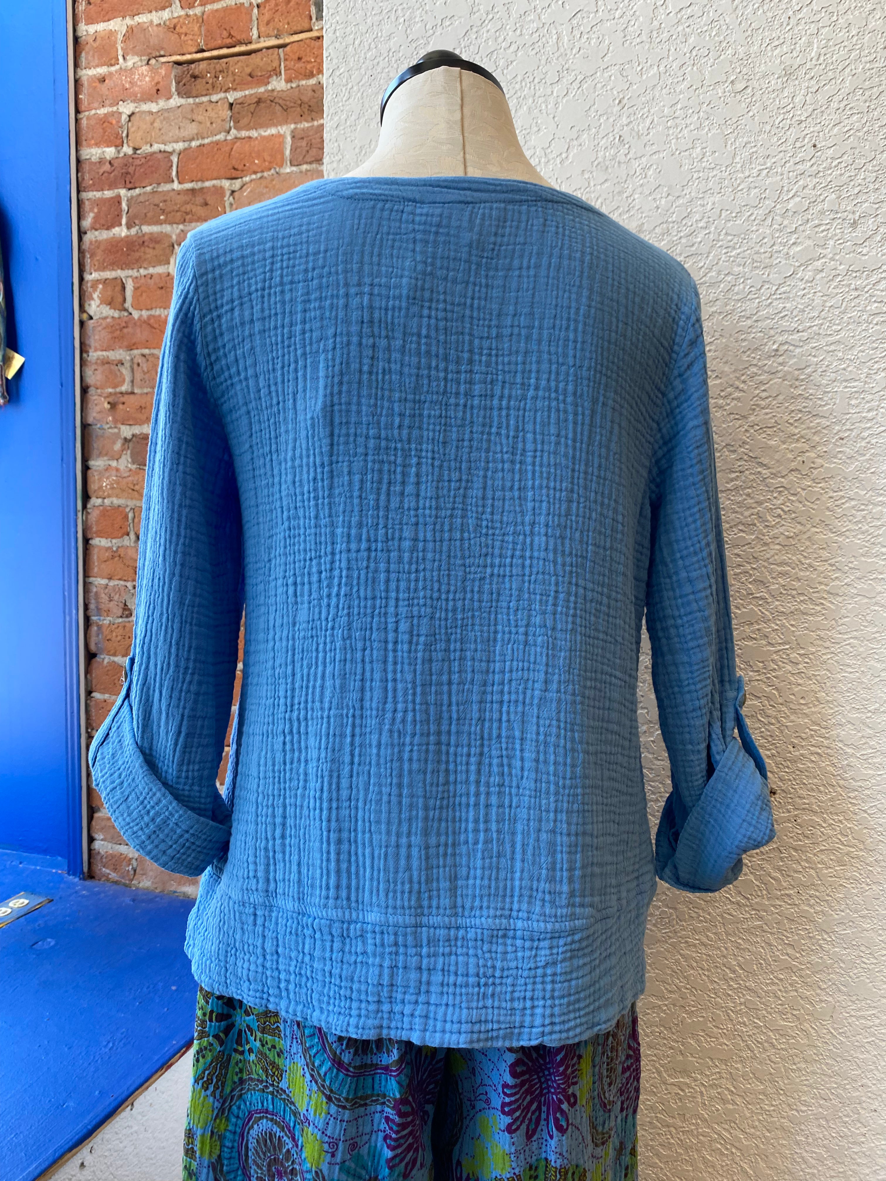 CMC shirt 5607, cotton gauze solid SALE Size XXL