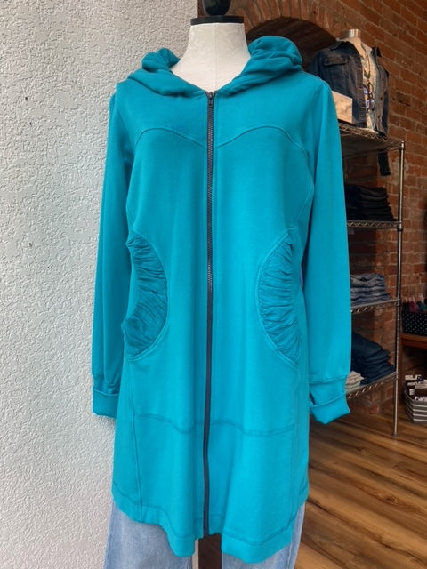 CMC hoodie jacket/coat 3187, long zip (8 colors)