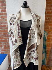 Chaleco de lana bordado ANU Zagora