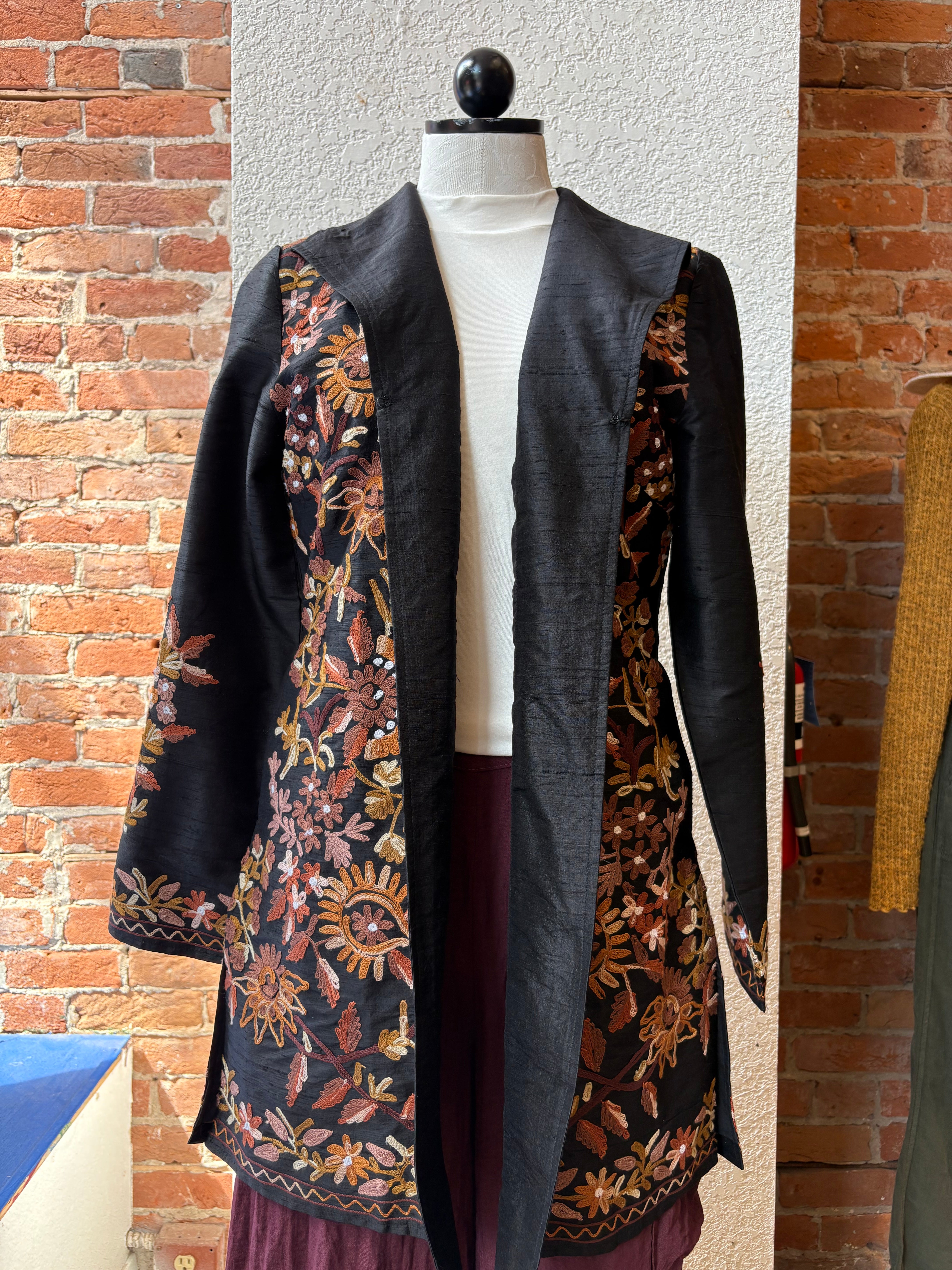 ANU Balmoral embroidered silk jacket