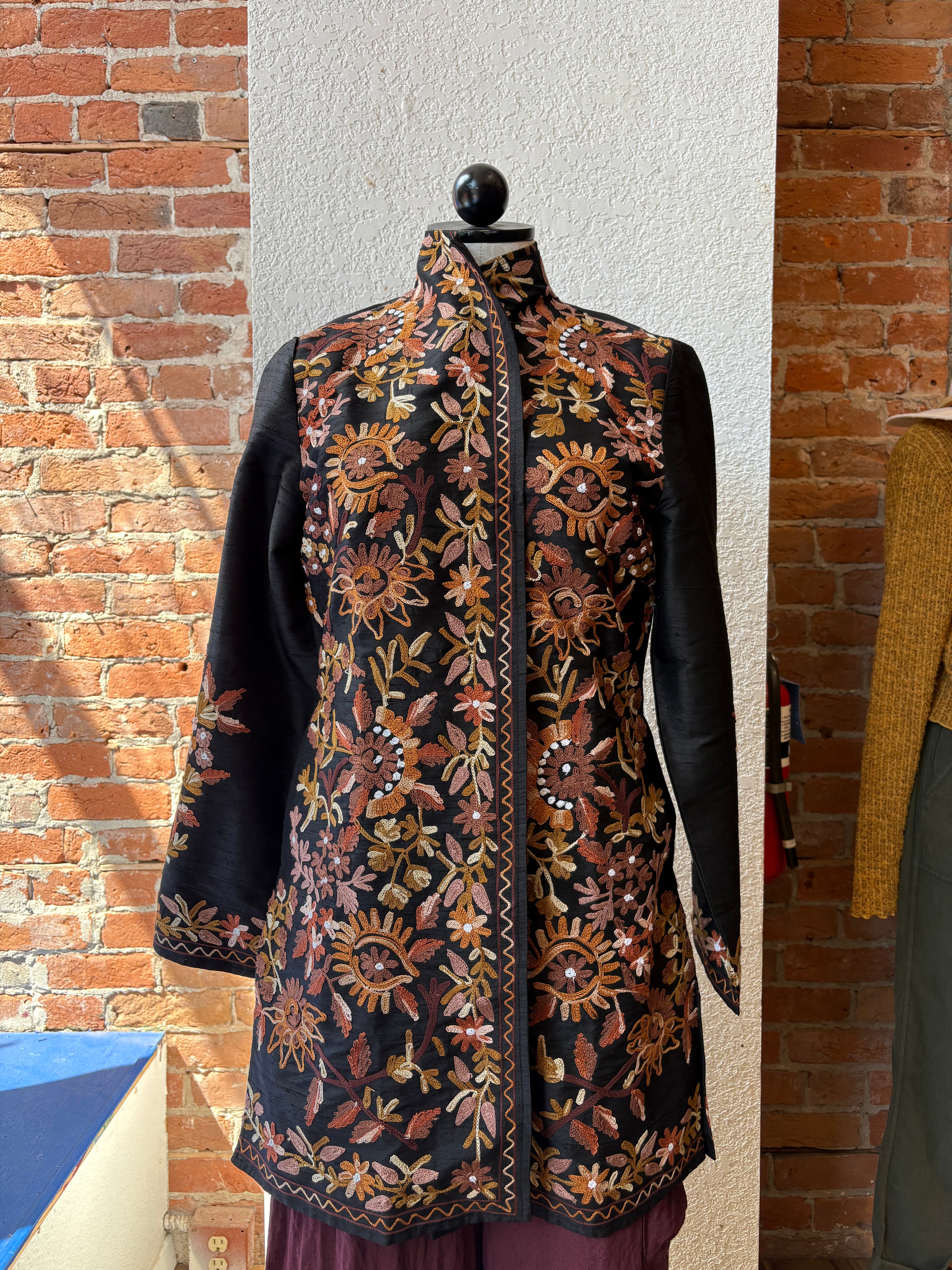 ANU Balmoral embroidered silk jacket