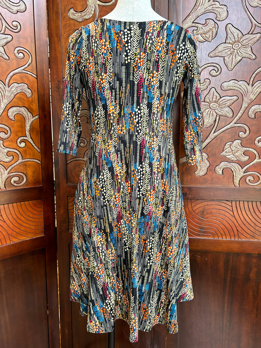 Salaam Annie dress, 3/4 sleeve (2 prints)