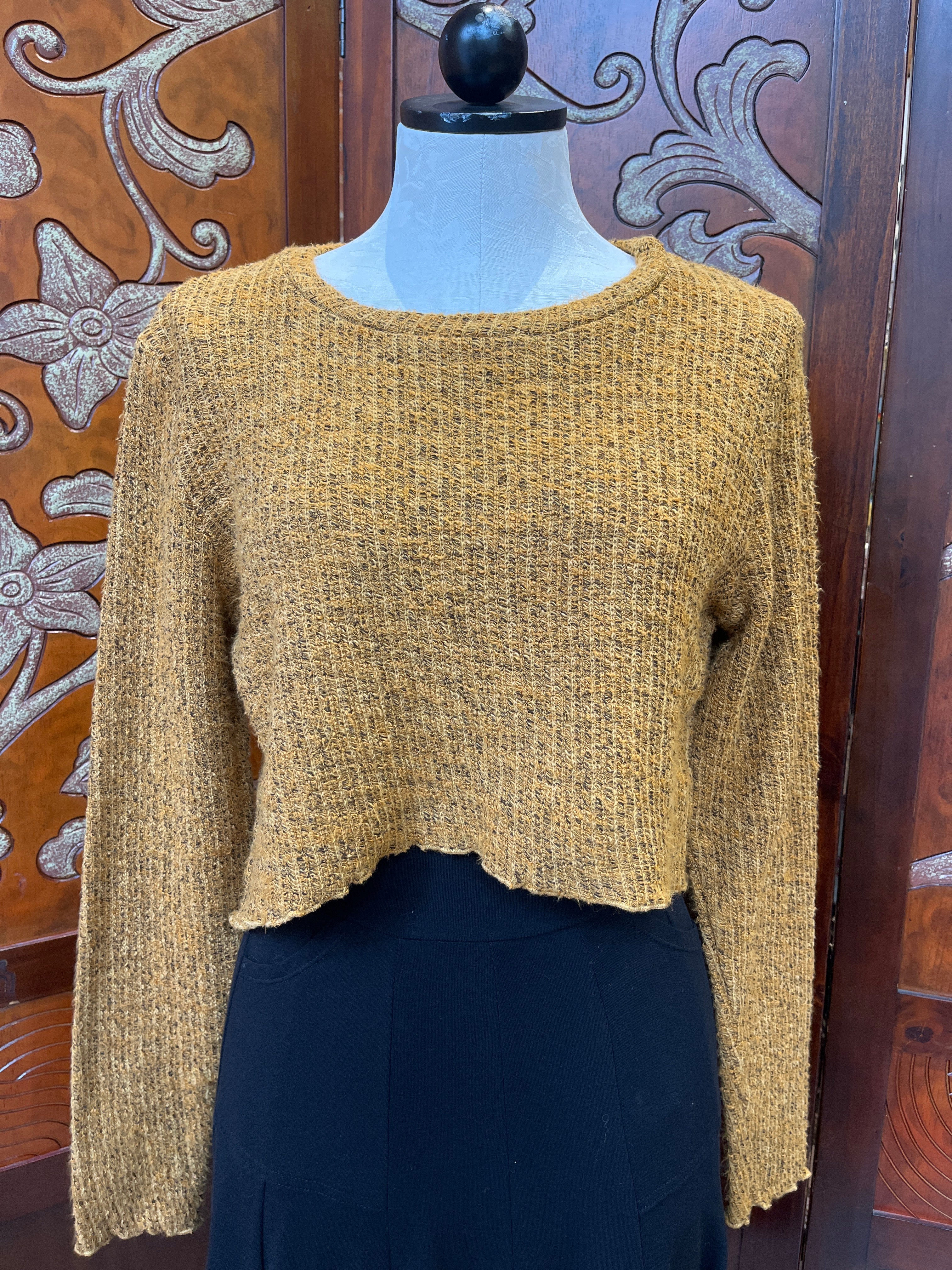 Cut Loose sweater, cropped