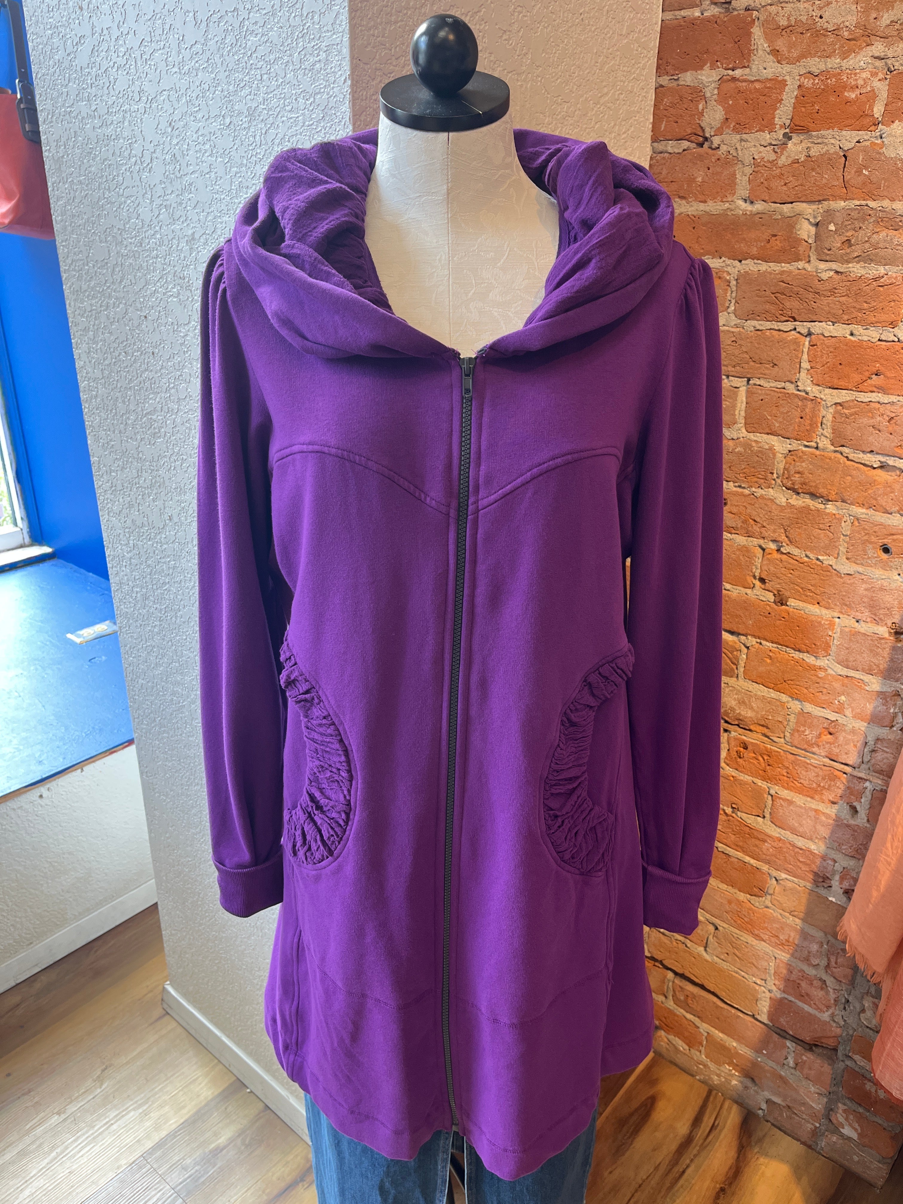 CMC hoodie jacket/coat 3187, long zip (8 colors)