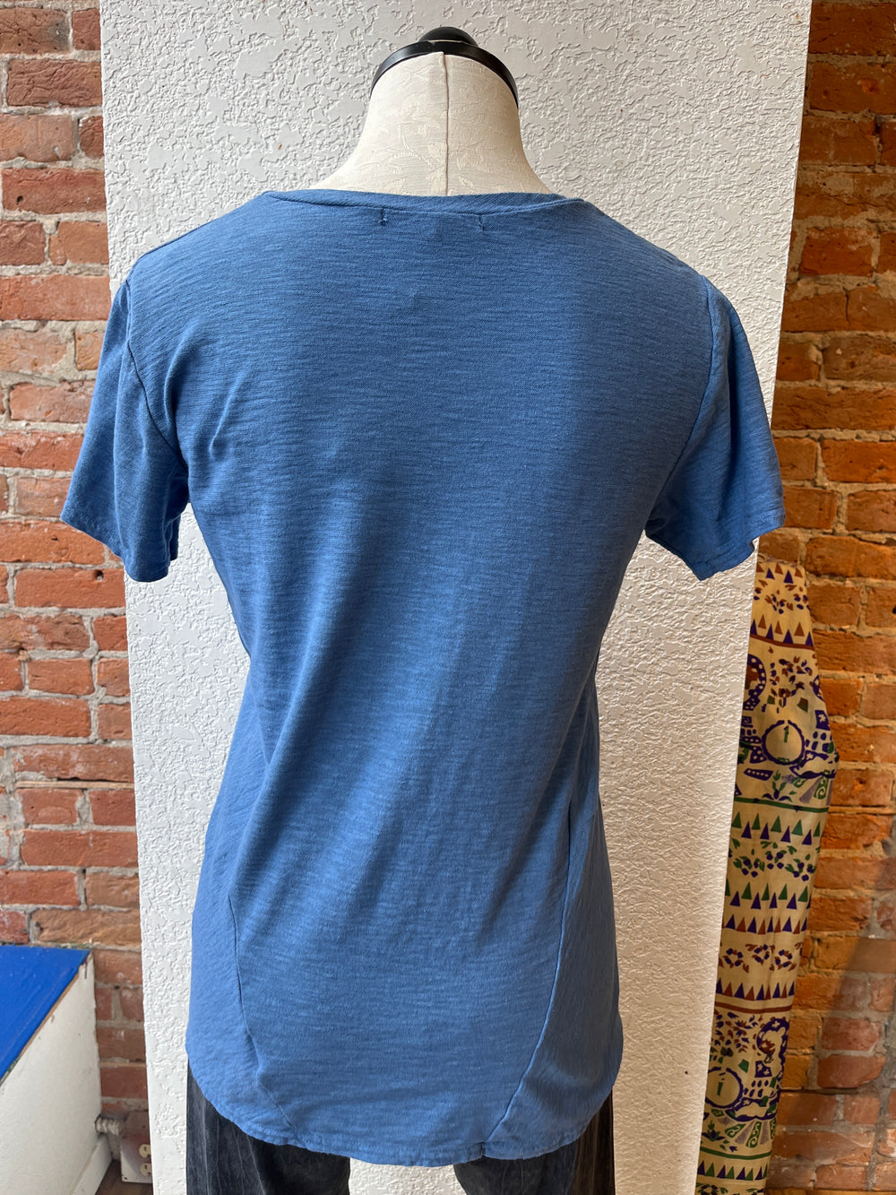 Cut Loose t-shirt, bias cut short sleeve linen blend (2 colors)