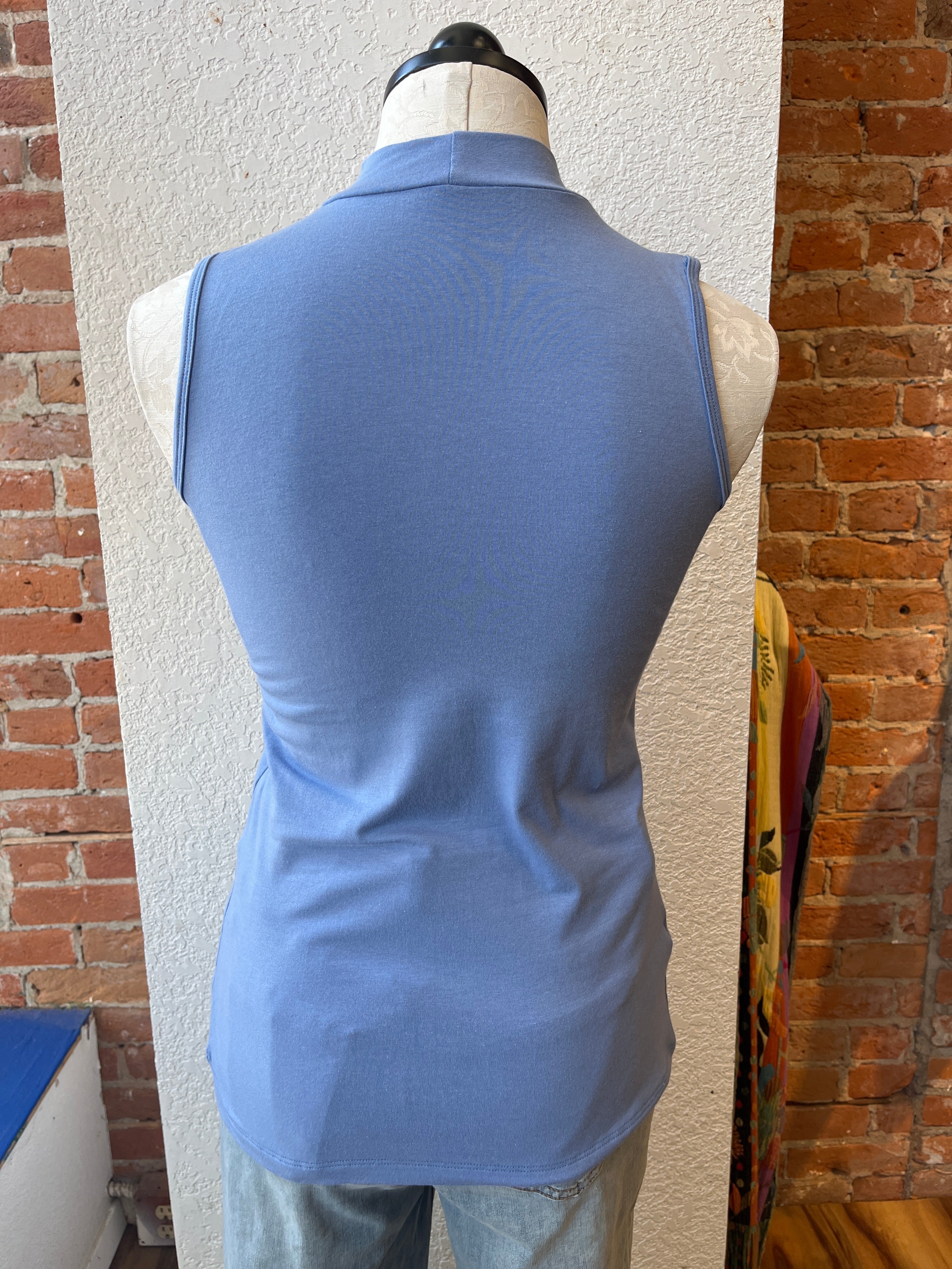 Necessitees tank, jersey mockneck