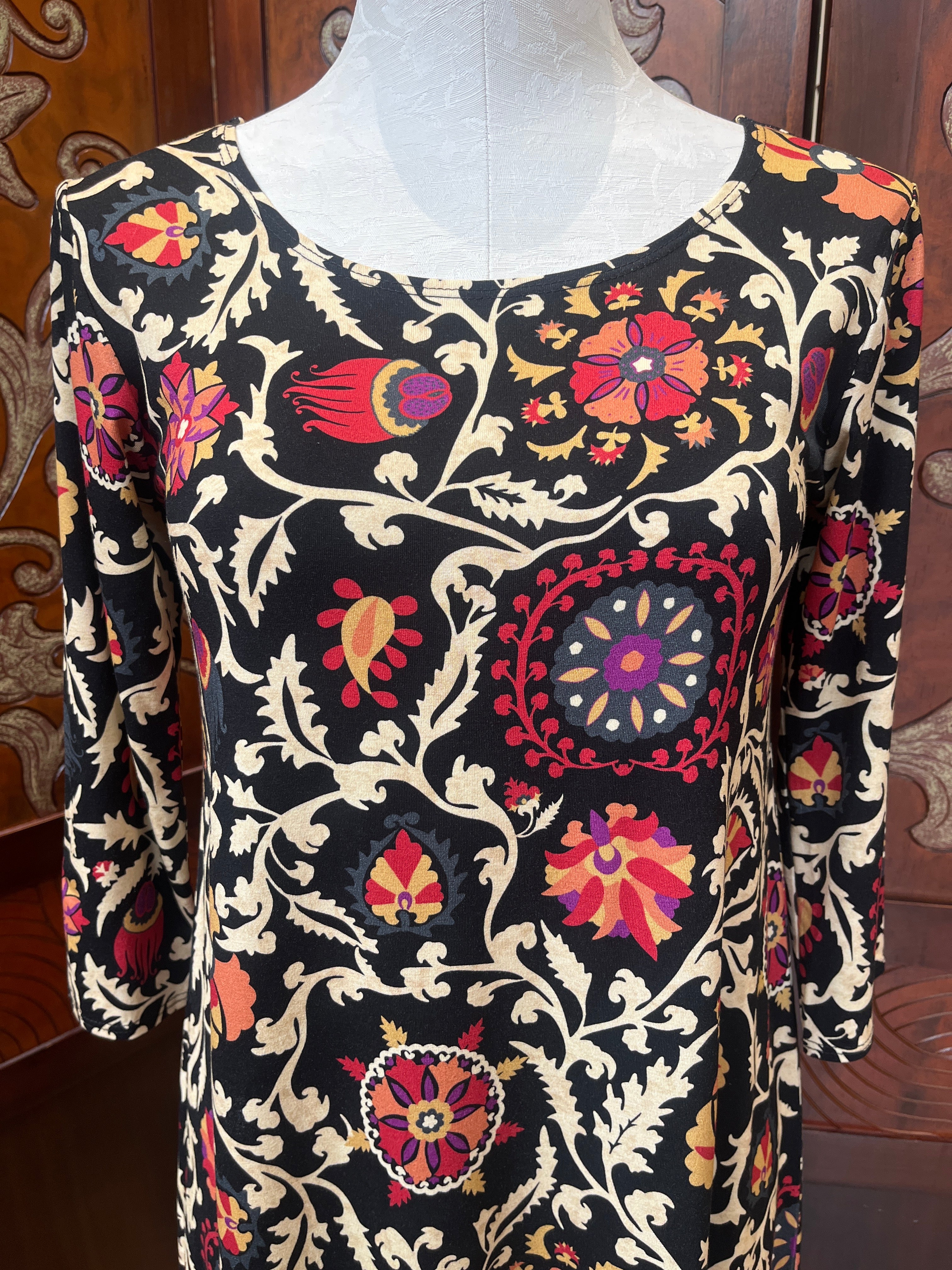 Salaam Lexi dress, 3/4 sleeve