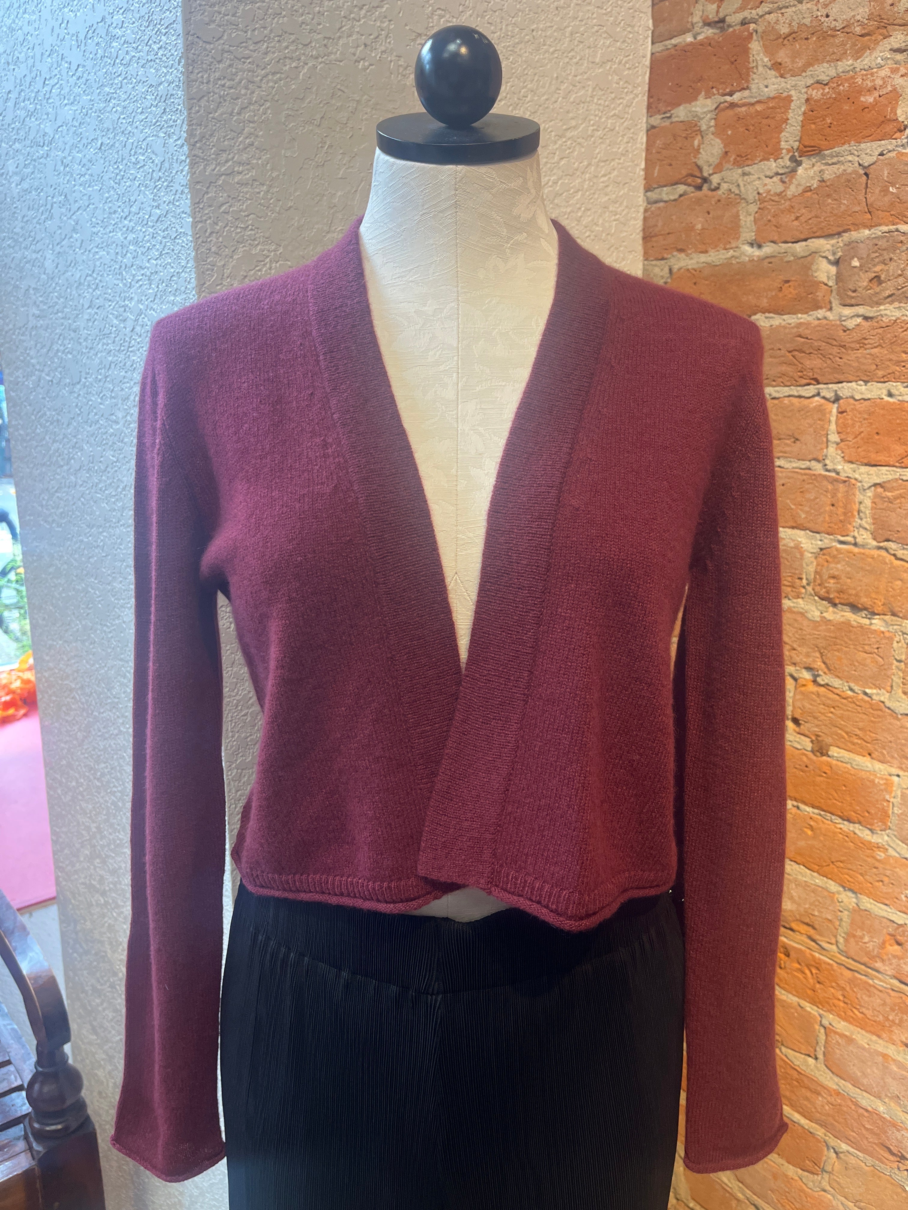 Alashan sweater L1145, cashmere Natalie shrunken cardigan – Belle