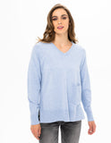 Renuar sweater 6761, ribbed v-neck (4 colors)