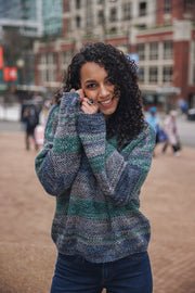 Papillon sweater ST19234, space dye pullover