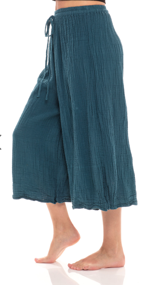 Nusantara pants 04727, wide leg crop (2 colors)