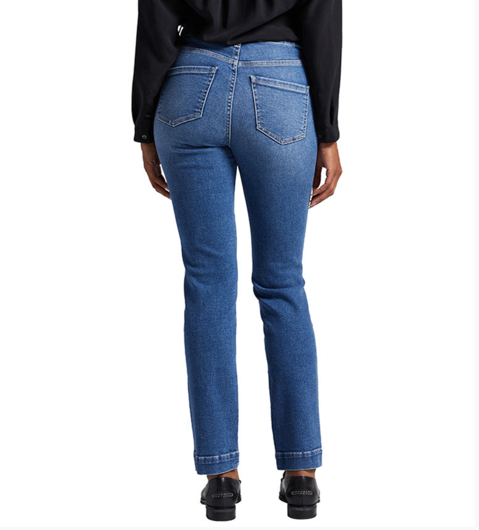 Jag Valentina straight jeans, high rise (pull on) 2 washes
