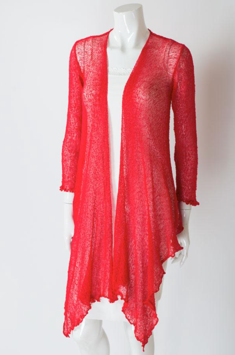 Blue Sky cardigan, long mesh shrug (14 colors)