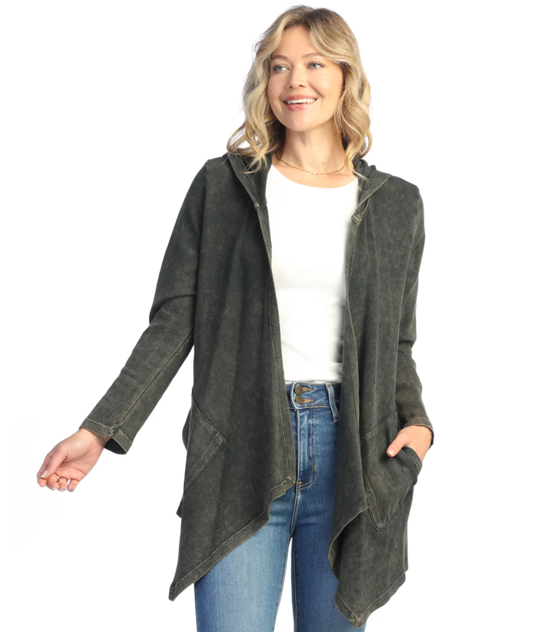Jess & Jane hoodie, thermal cascade front (4 colors)