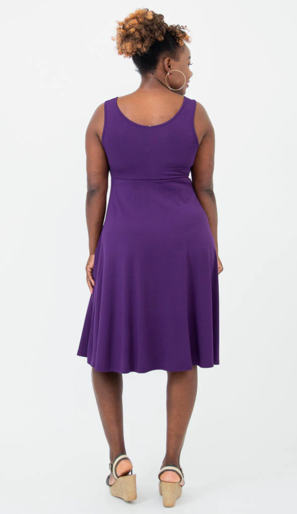 Blue Sky Genesis dress, bamboo Royale solid