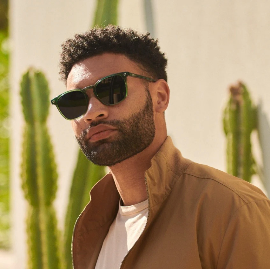 WMP Nick polarized sunglasses, emerald green/black