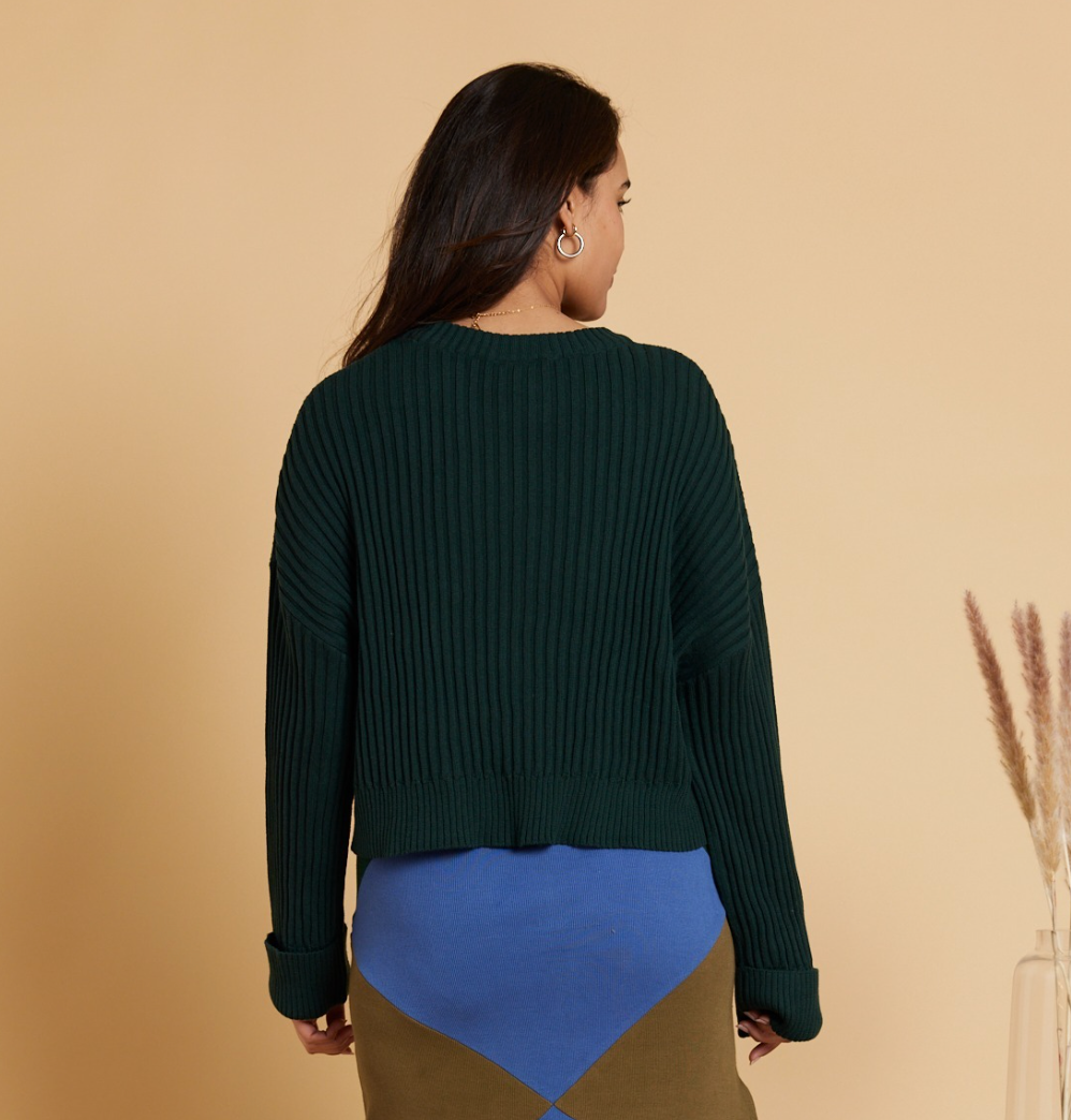 Known Supply Diamond sweater, organic cotton