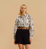 Funsport shirt 251633, eyelet button front