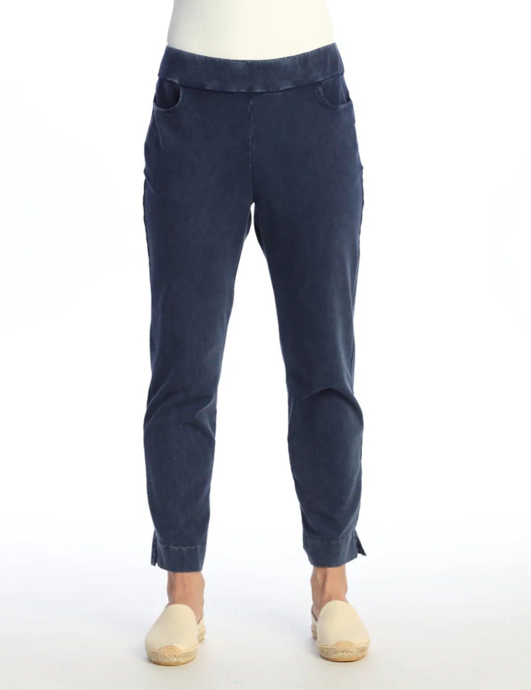 Jess & Jane pant M132, slim leg pocket