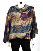 Rapti circle shawl, cashmere print