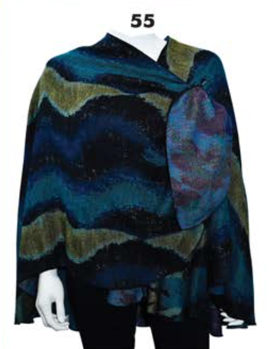 Rapti circle shawl, cashmere print