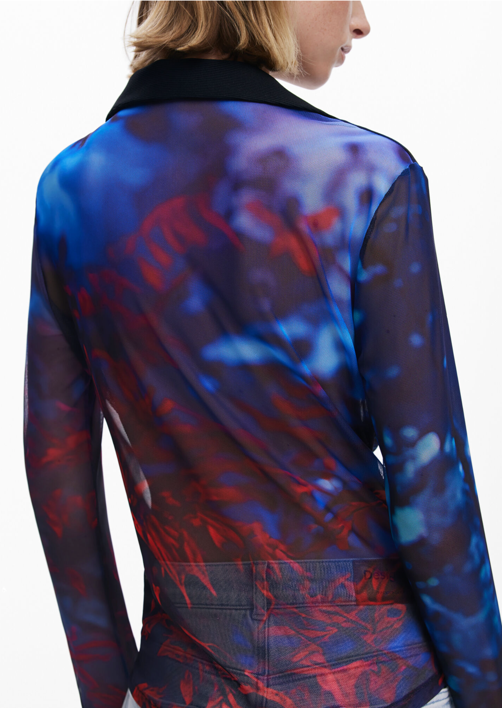Camisa Desigual Abata, encaje con botones delanteros
