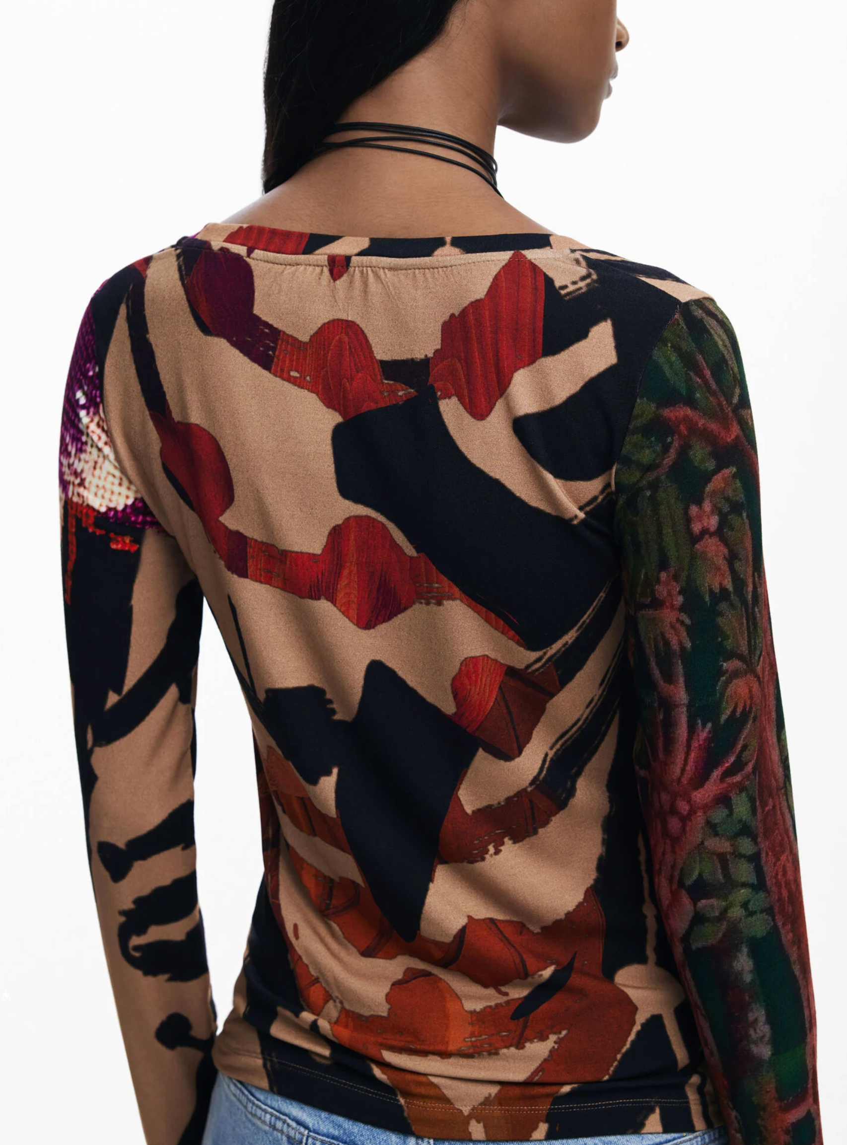 Camisa Desigual Abata, encaje con botones delanteros