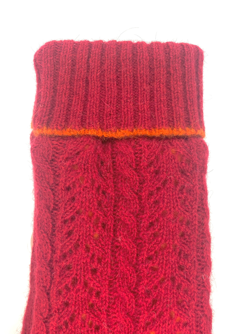 Lauer gloves, angora-blend fleece-lined