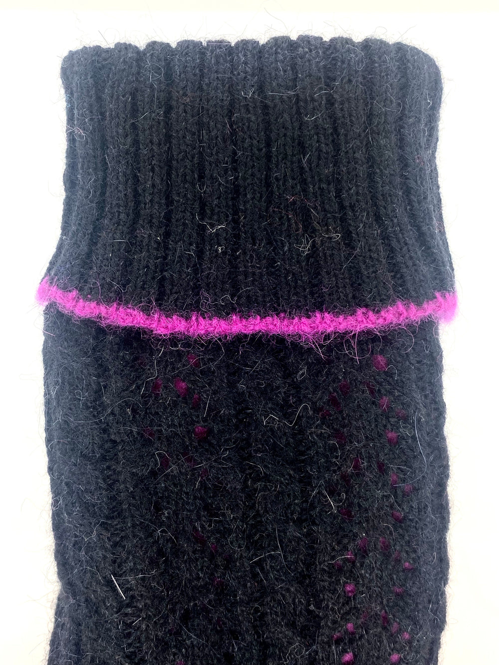 Lauer gloves, angora-blend fleece-lined
