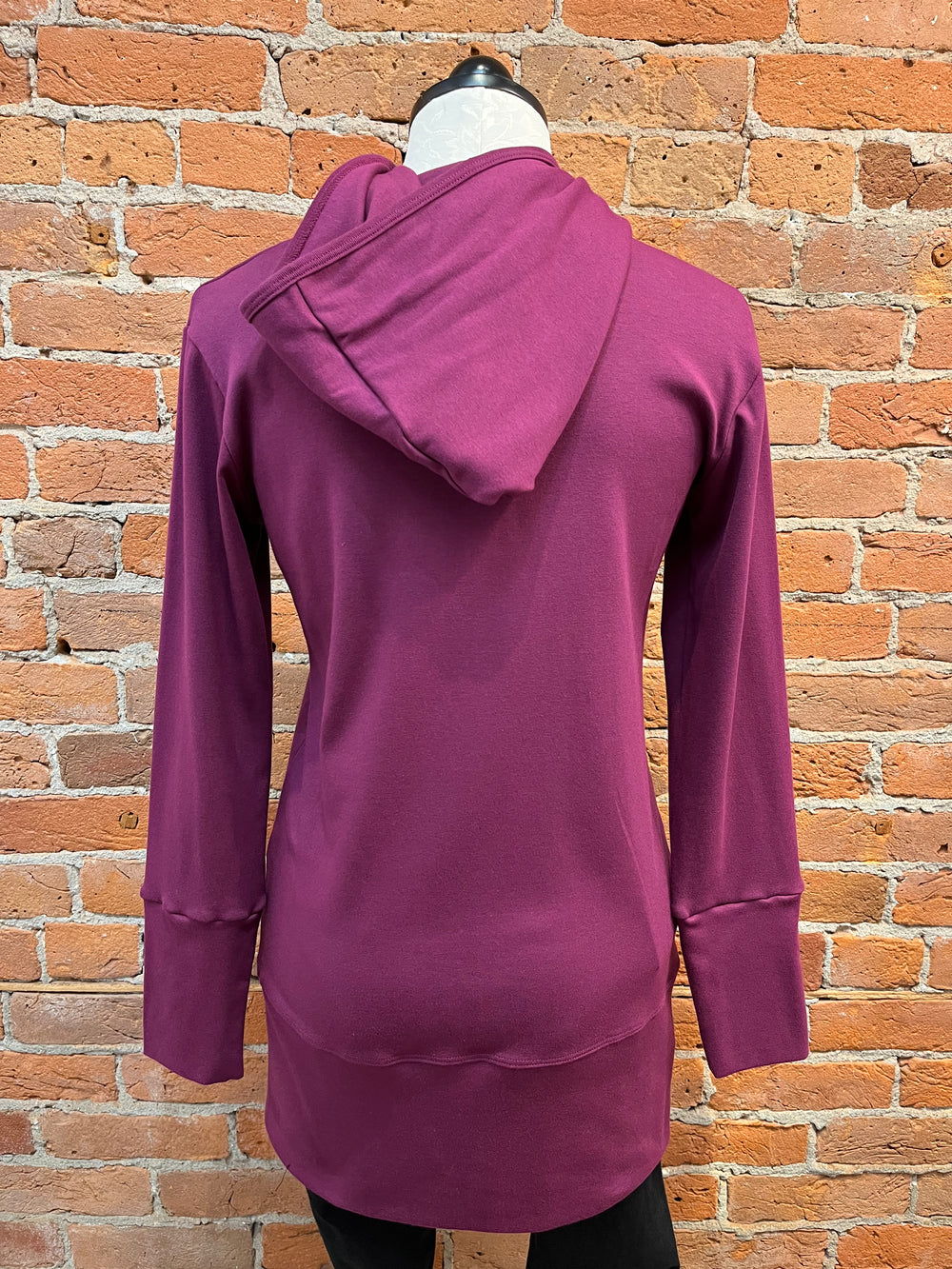 Necessitees hoodie, tunic-length outerwear