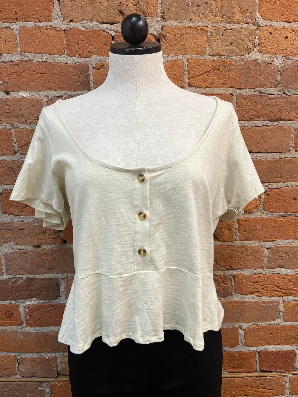 Known Supply Leonora shirt, organic cotton SALE Size 3X