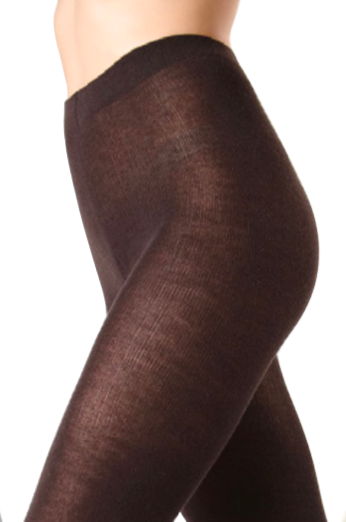 MeMoi tights ML-504, cashmere-blend flat-knit (2 colors)