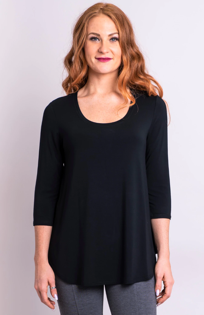 Blue Sky Jazz shirt, bamboo 3/4 sleeve (6 colors)