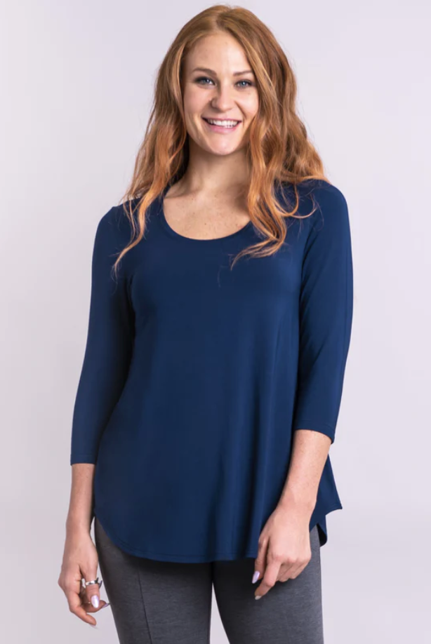 Blue Sky Jazz shirt, bamboo 3/4 sleeve (6 colors)