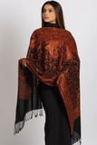 Sevya Sanika shawl, embroidered