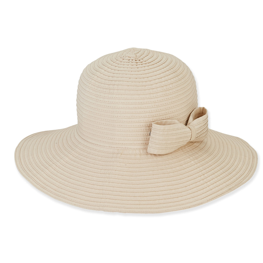 Sun 'n' Sand hat 1482, packable fabric with bow snap (5 colors) – Belle  Starr