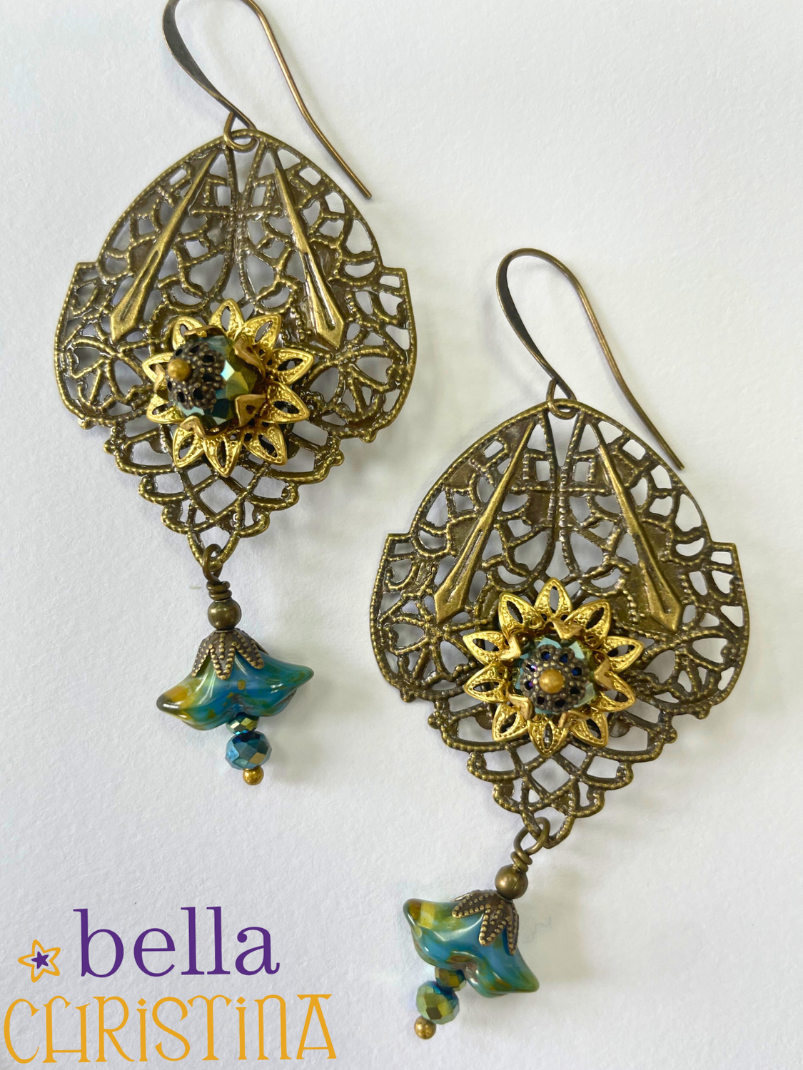 Bella Christina Bronze Fleurs