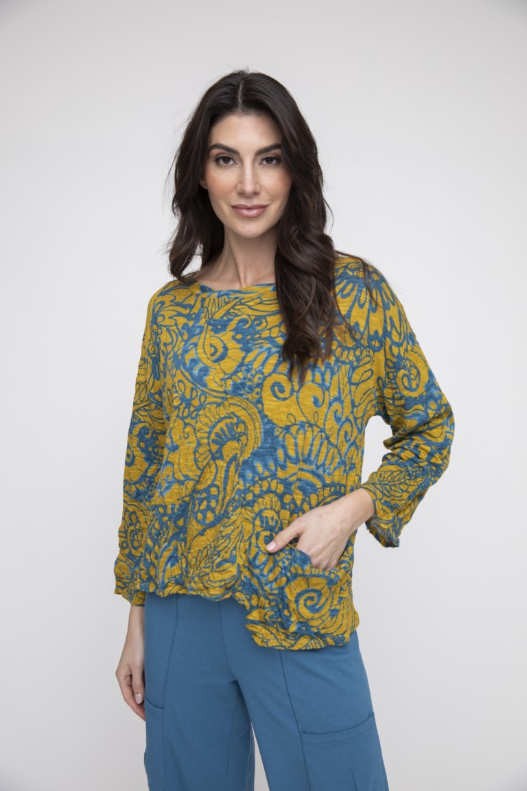 Liv by Habitat shirt 293807, crinkle paisley