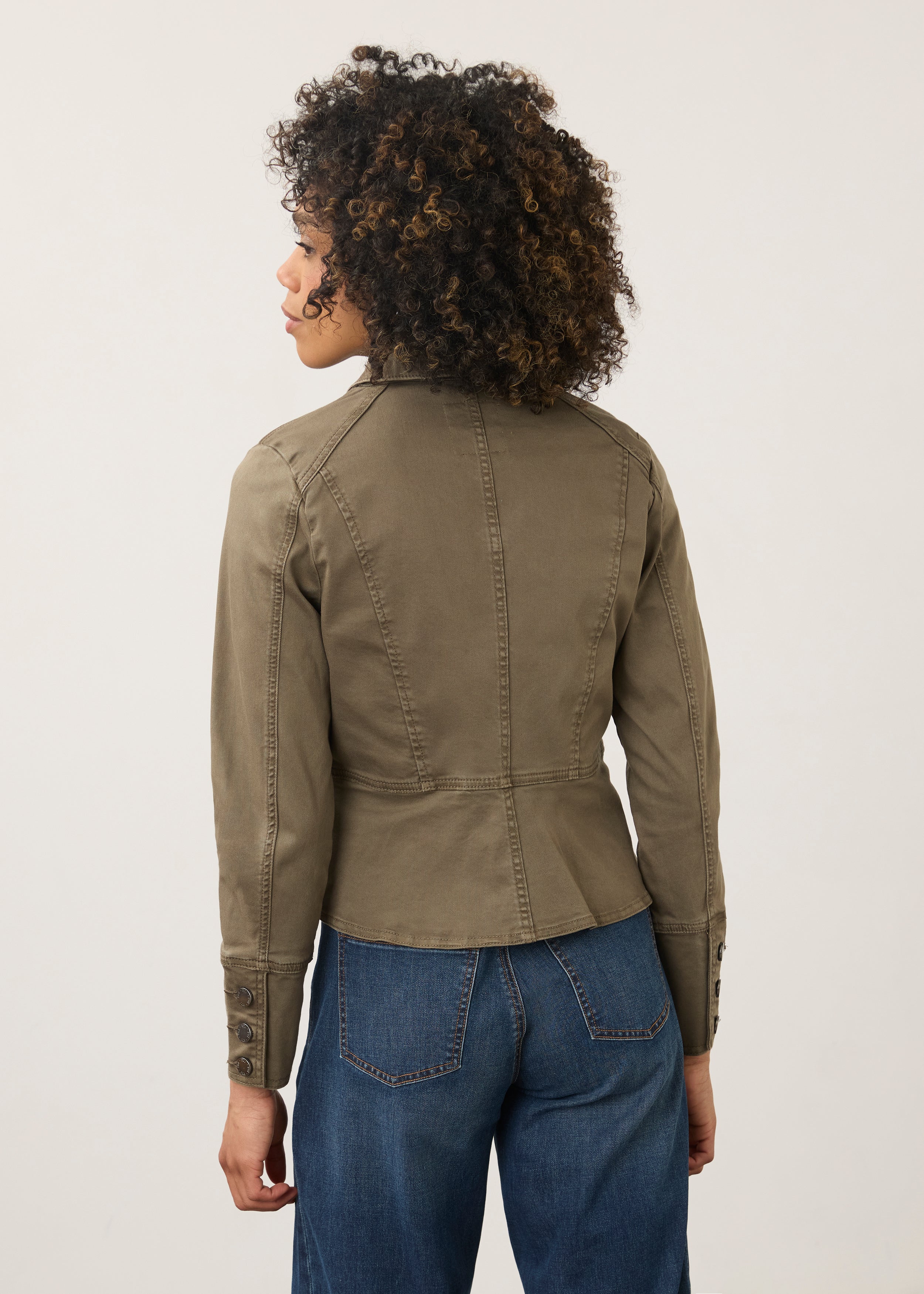 FDJ jacket 10022511, button-front utility