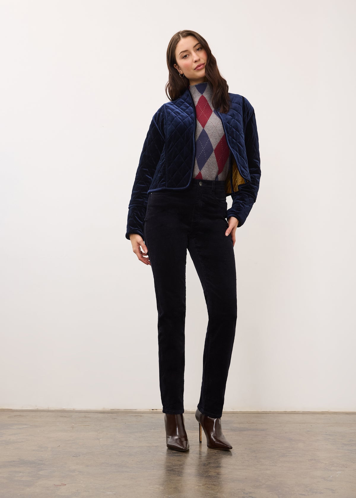 FDJ jacket 10034971, reversible velvet quilted