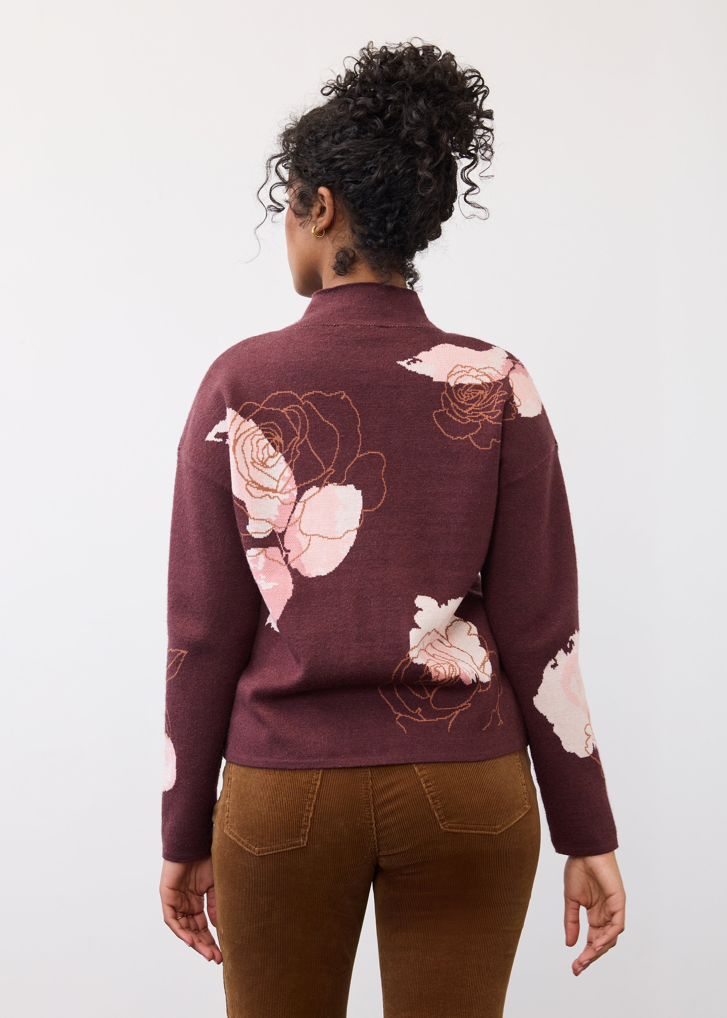 FDJ sweater 11109147, mock neck loose fit